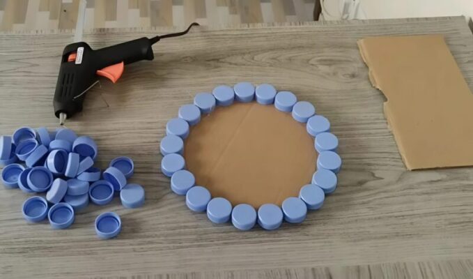 Ma sœur a fabriqué un objet très original pour la maison à partir de